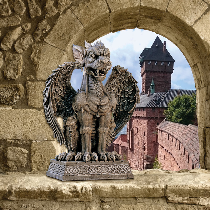 Design Toscano Gargoyle Sentinels Boden Statue & Reviews | Wayfair